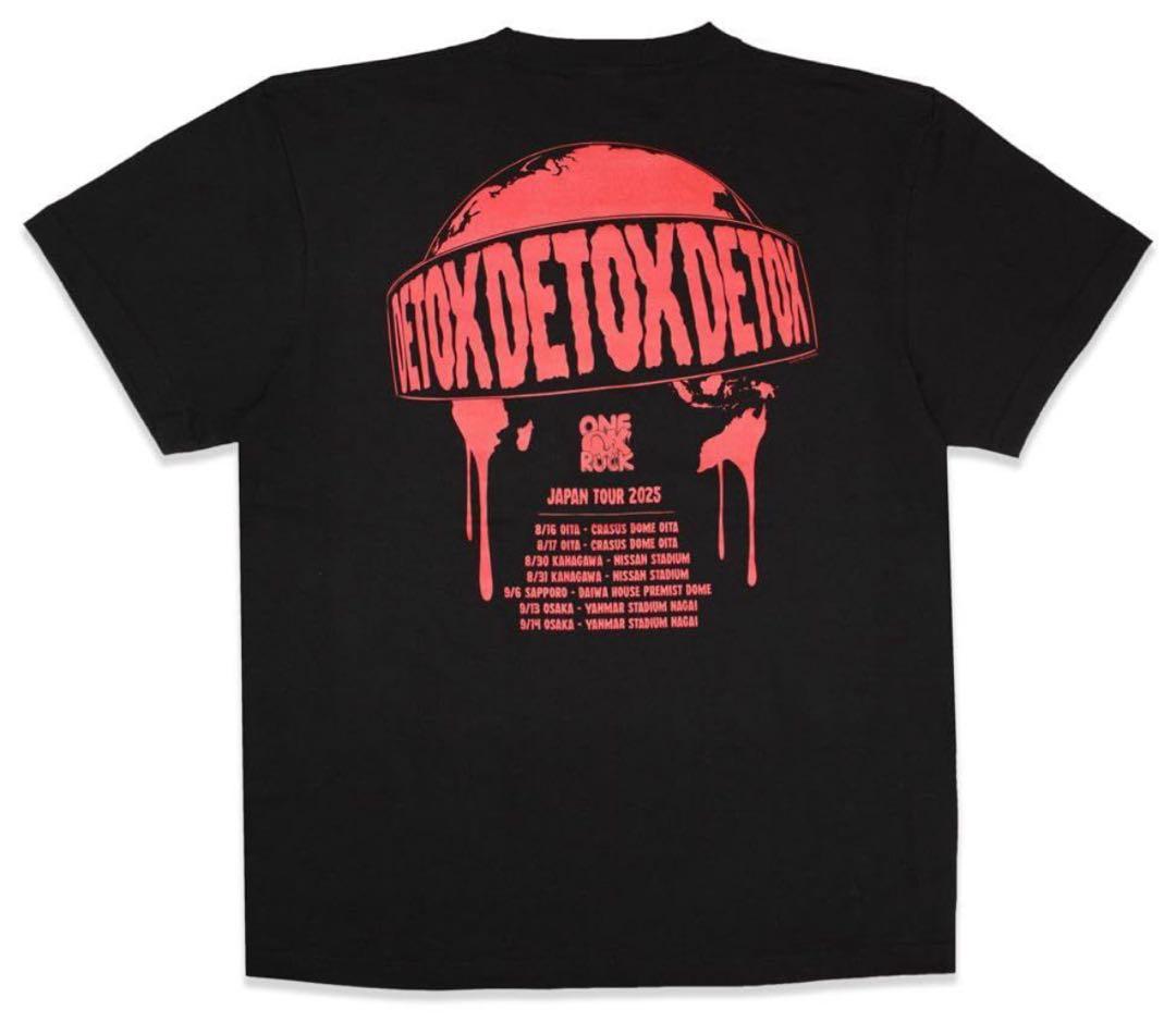 【新品】ONE OK ROCK DETOX 2025 ツアー Tシャツ XL