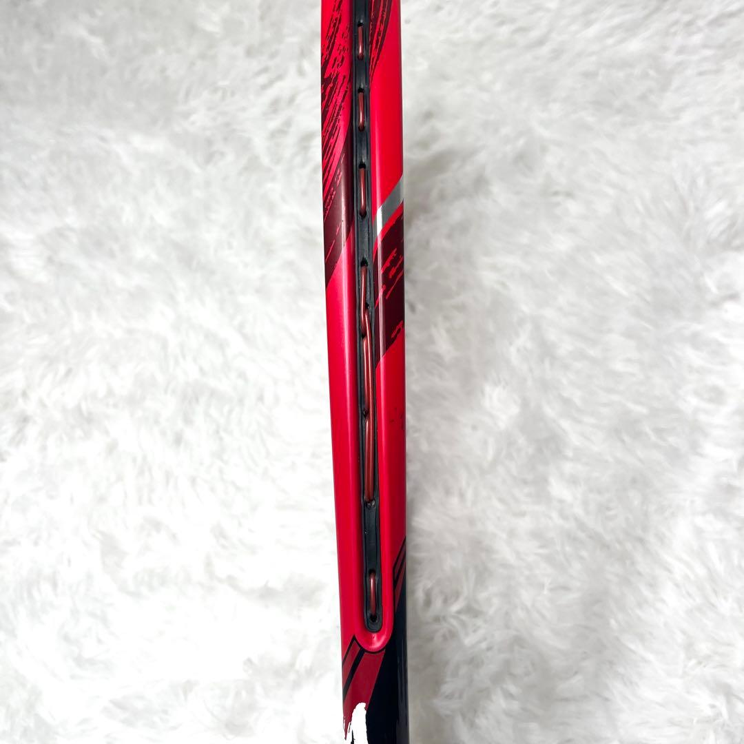 【美品】 ヨネックス ナノフォース8v REV カスタムフィット UL1相当 赤