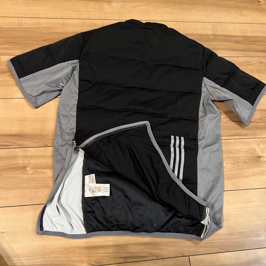 adidas ダウン半袖ゴルフ　ダウンパンツ　セットアップM