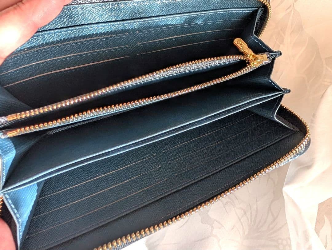 新品 ルイヴィトン ノベルティ デニム長財布