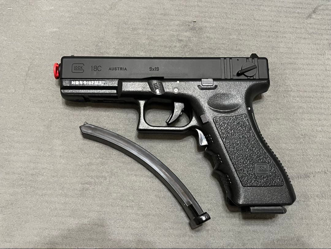G18C 電動ガン フルオート 新品マガジン3本付き 10禁