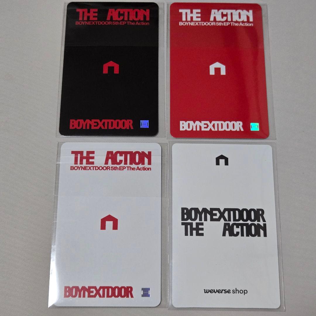 BOYNEXTDOOR ウナク The Action ラキドロ 4枚セット