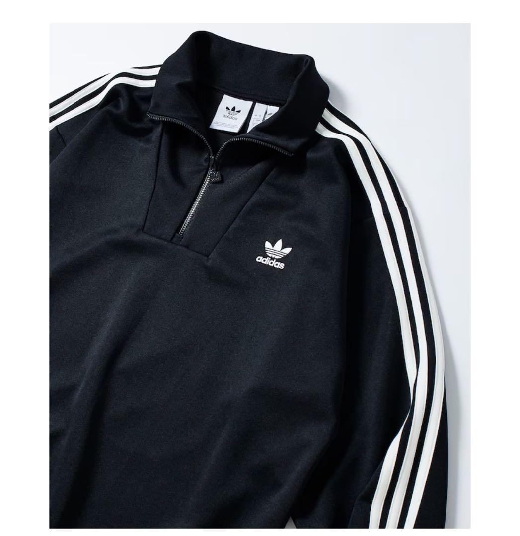 adidas★Funnelneck Track Top★ブラック★S