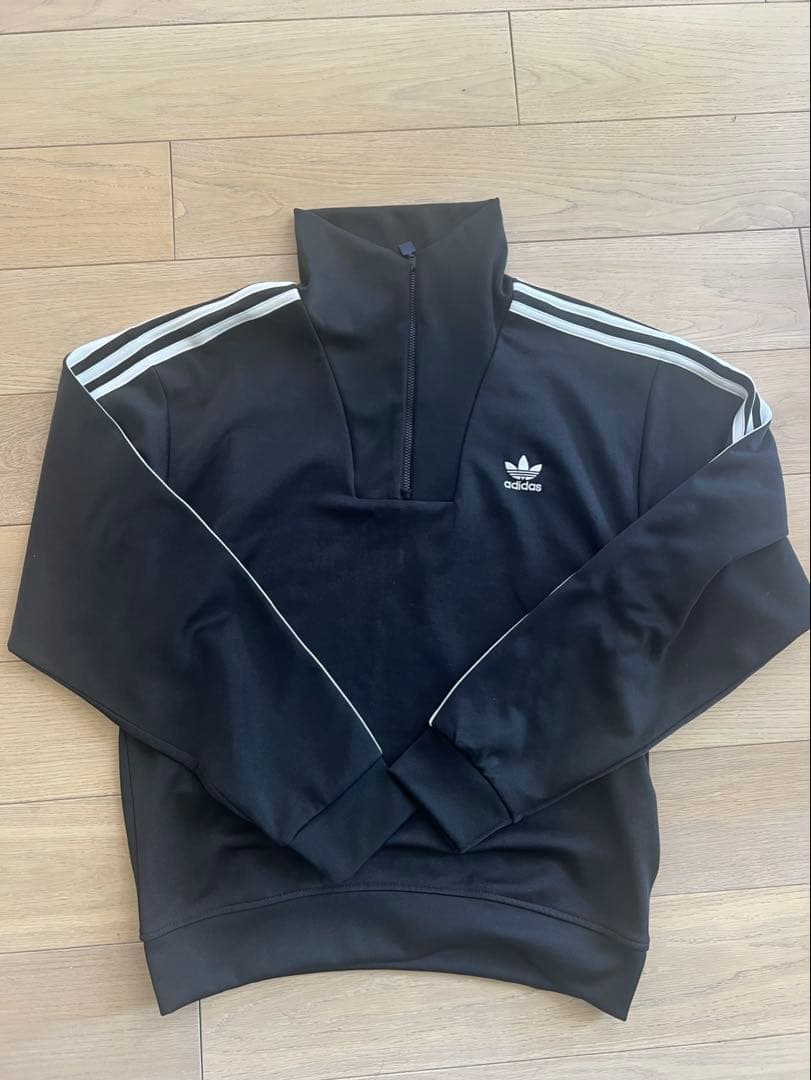 adidas★Funnelneck Track Top★ブラック★S