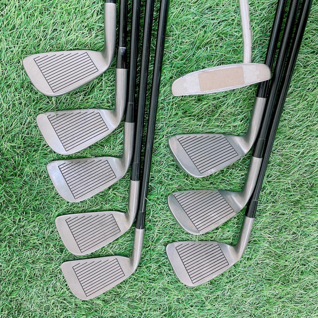 初心者向け レディースゴルフクラブ フルセット ダンロップ入り J3129