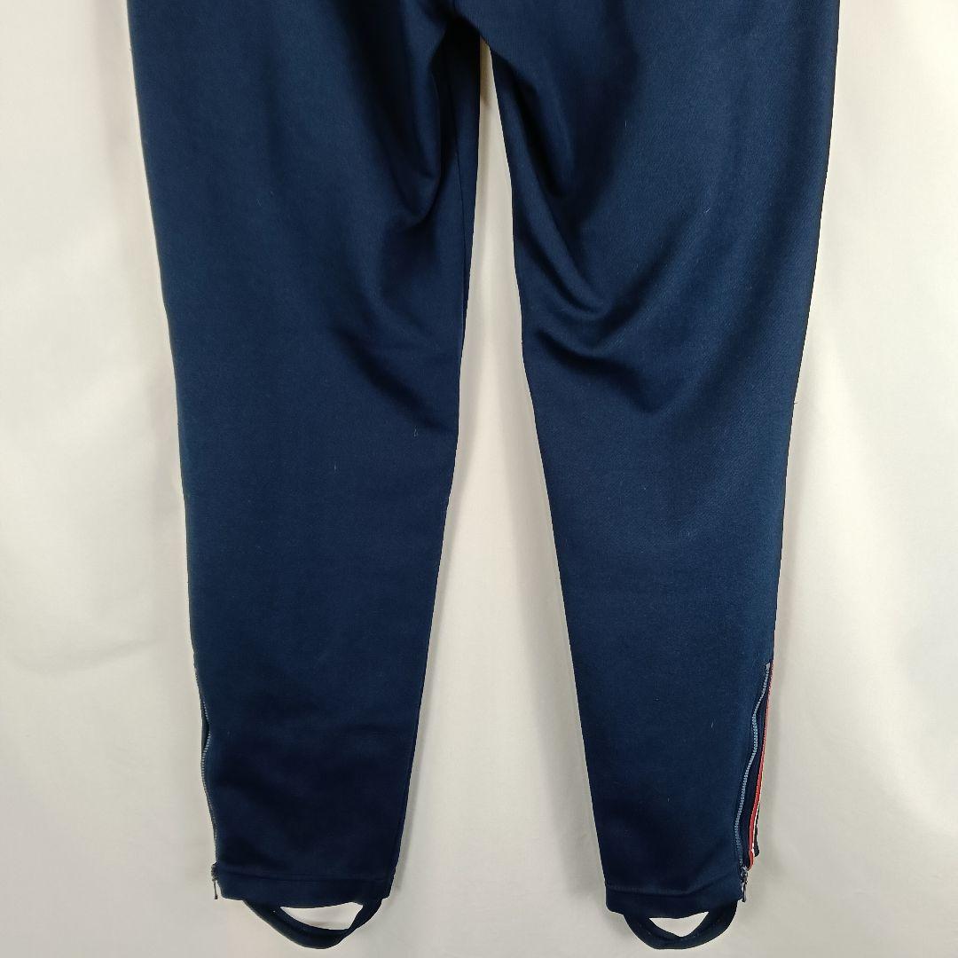 adidas　トラックパンツ　L　デサント　ネイビー　足掛け　B4736