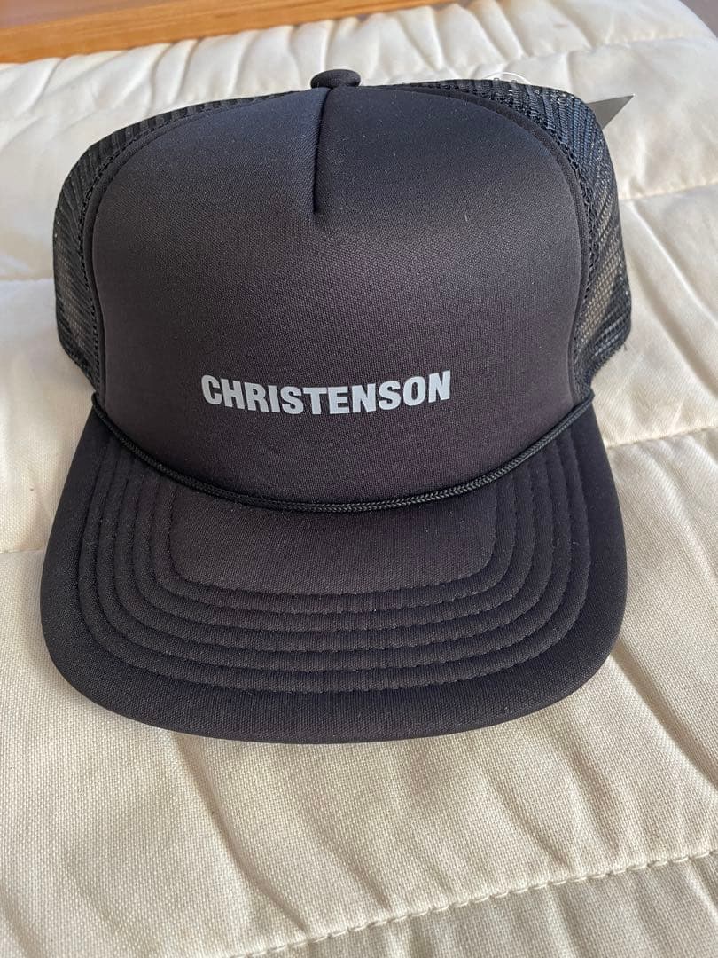 CHRISTENSON クリステンソン　キャップ　黒　フリーサイズ