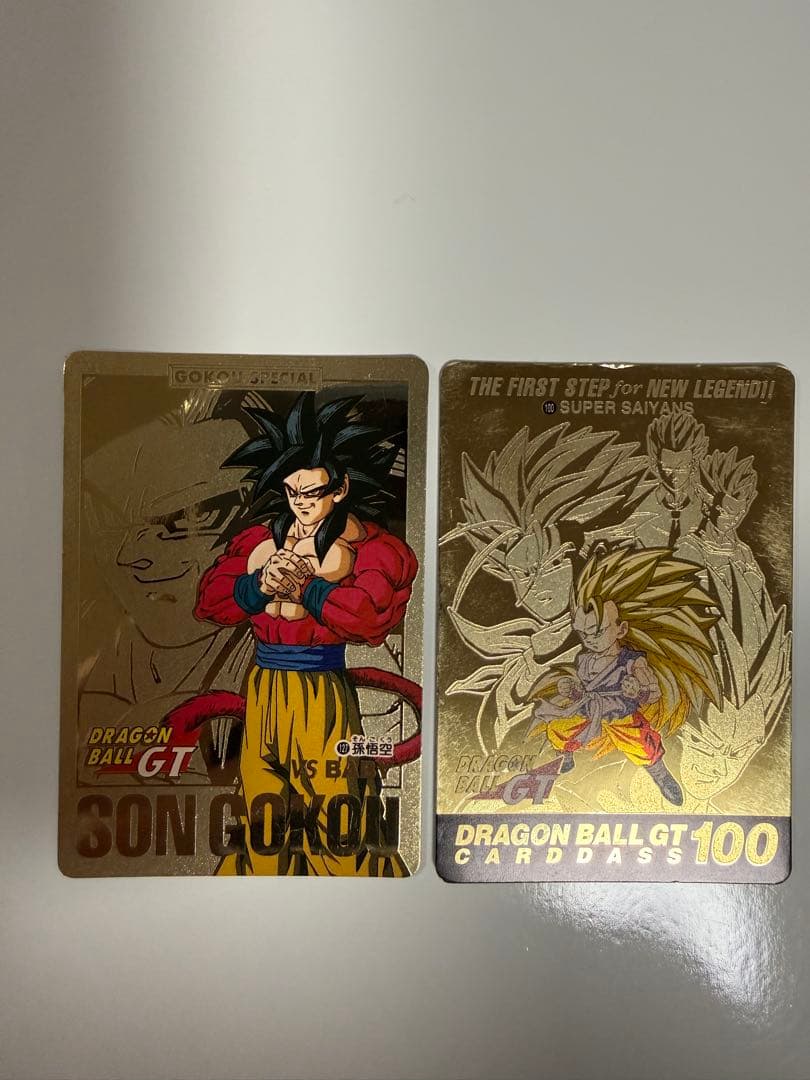 ドラゴンボールGT カードダス　100SUPER SAIYANS 127孫悟空
