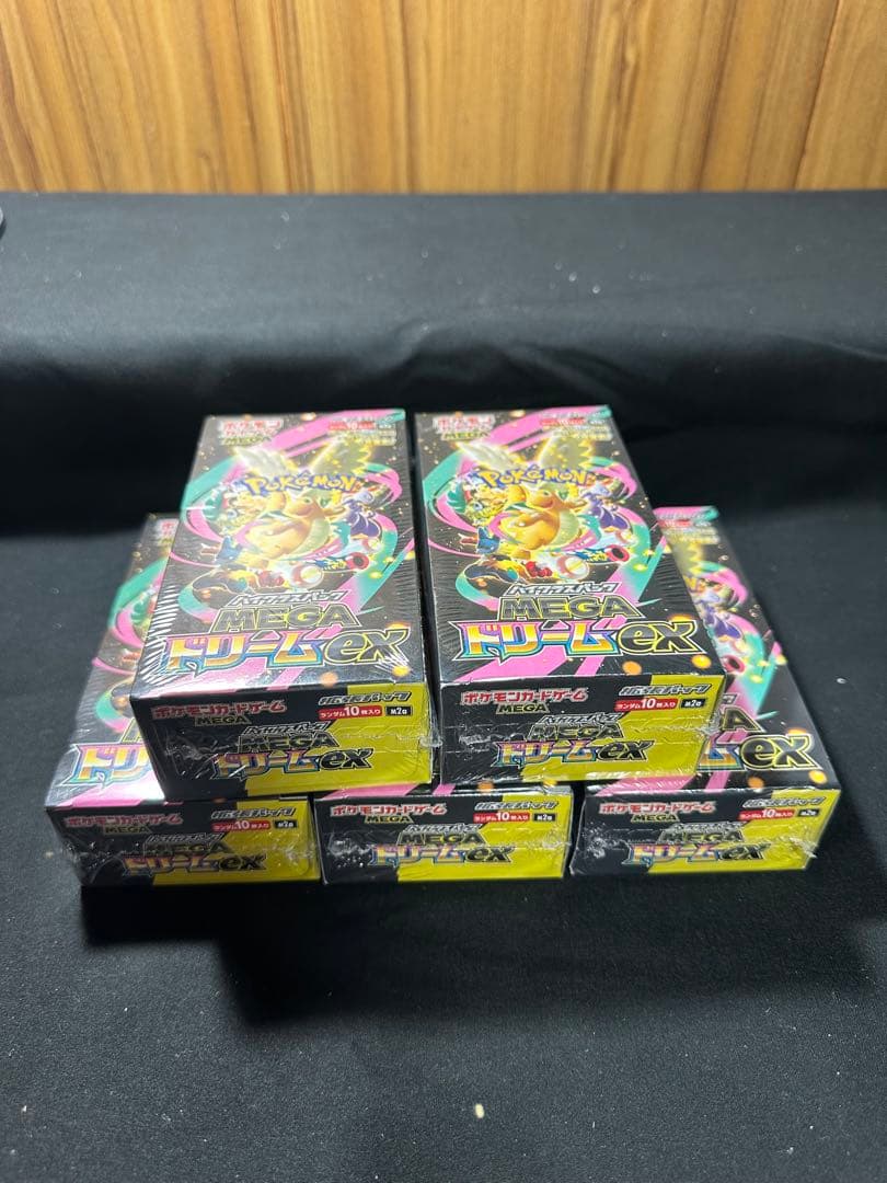 ア*ミ様 ポケモンカードゲーム MEGAドリームex 5BOX