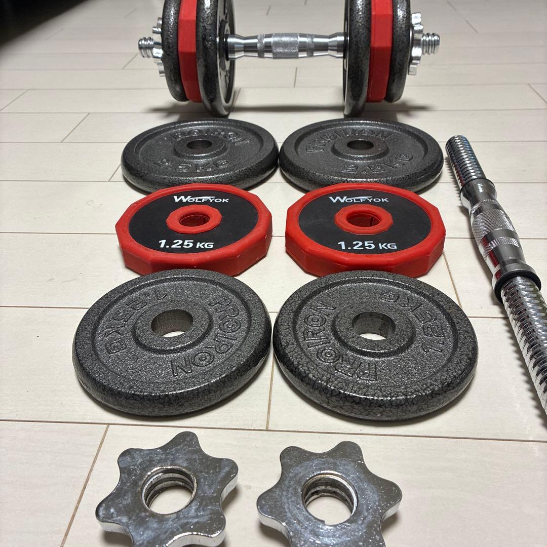 PROIRON社製・wolfyokダンベル 10kg 2個セット送料込