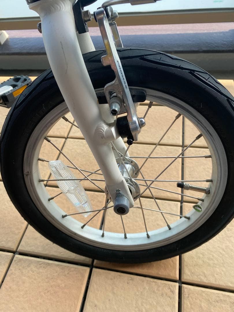 Fiat 折りたたみ自転車 ホワイト 小径車