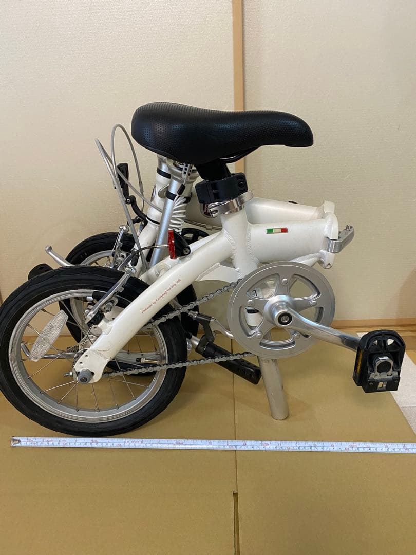 Fiat 折りたたみ自転車 ホワイト 小径車
