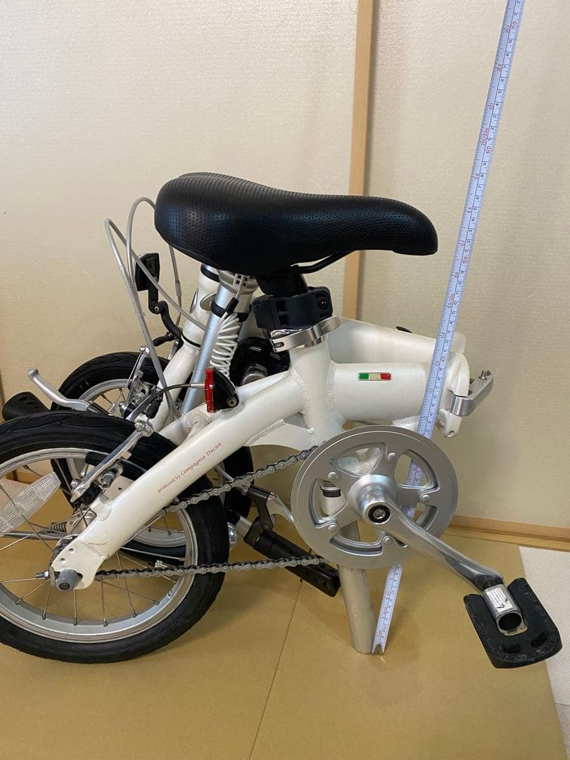 Fiat 折りたたみ自転車 ホワイト 小径車