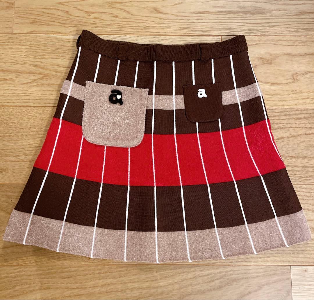 【美品】アルチビオ ニットスカート　36
