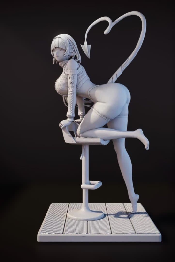 25ｃｍ　ジェーン・ドゥ　ガレキ　未塗装未組立　1／7　 ゼンゼロ　ZZZ