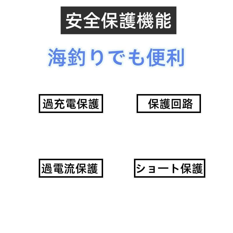 電動リール用リチウムバッテリー 青赤14.8V3500mAh ダイワ＆シマノ対応