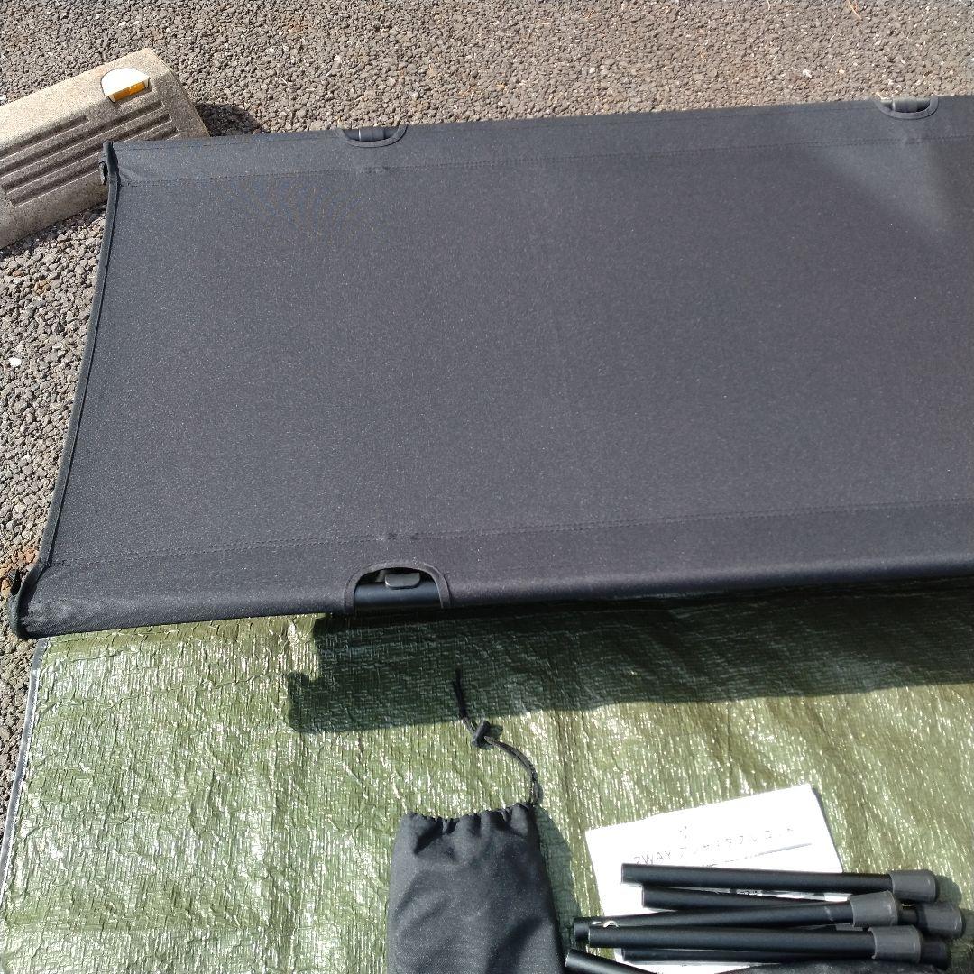 VENTLAX 2WAY ADJUSTABLE COT ブラック