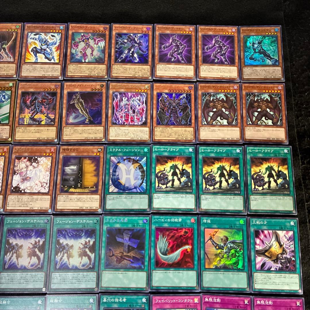 【即日発送】 遊戯王 «HERO(新規有)» 構築済みデッキ 100枚 日版