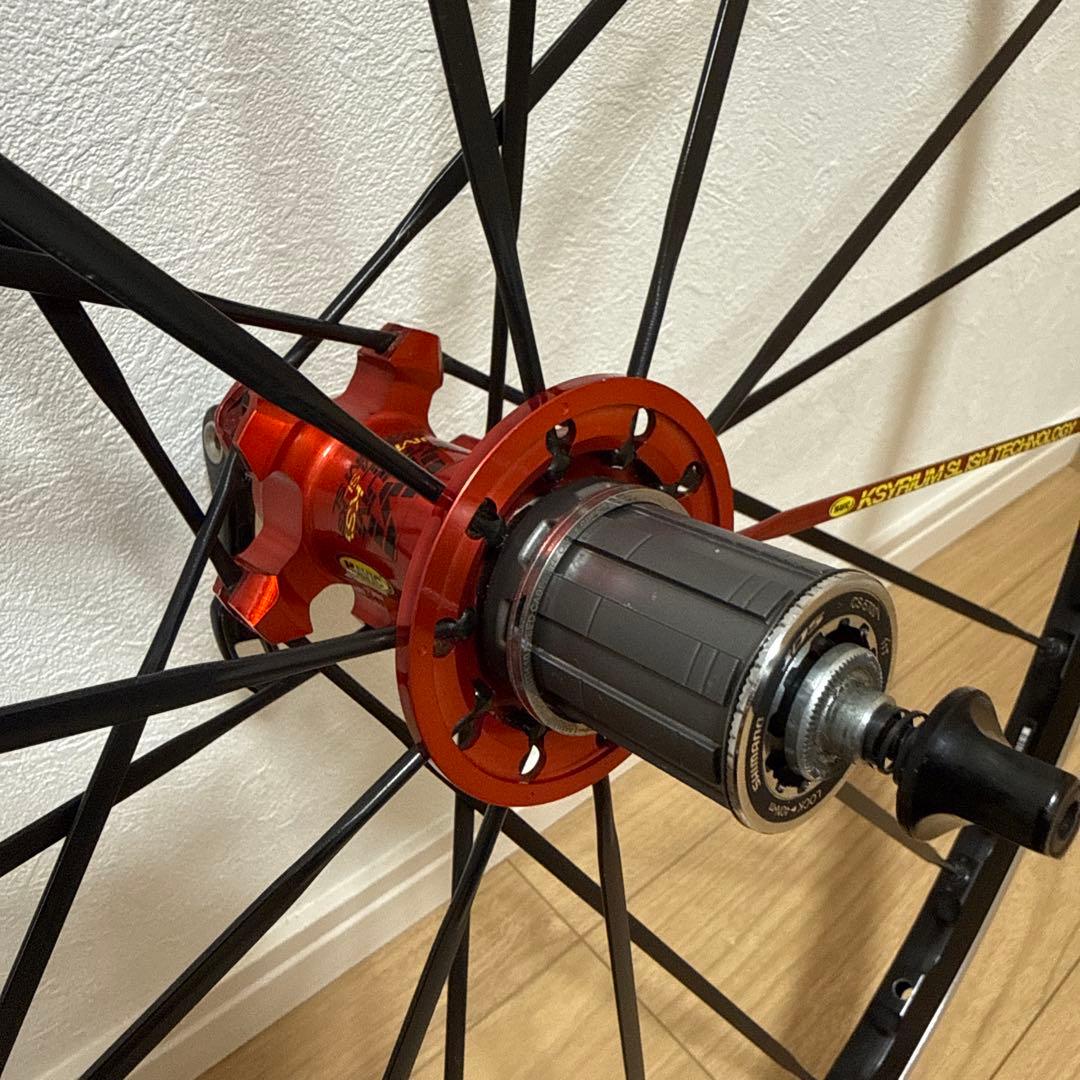 MAVIC Ksyrium SL リムブレーキモデル　前後ホイールセット