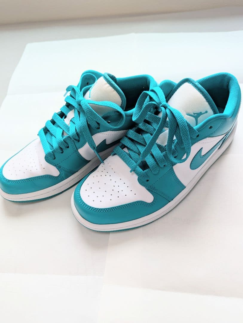 NIKE ジョーダン1 ロー 25.5cm ターコイズ