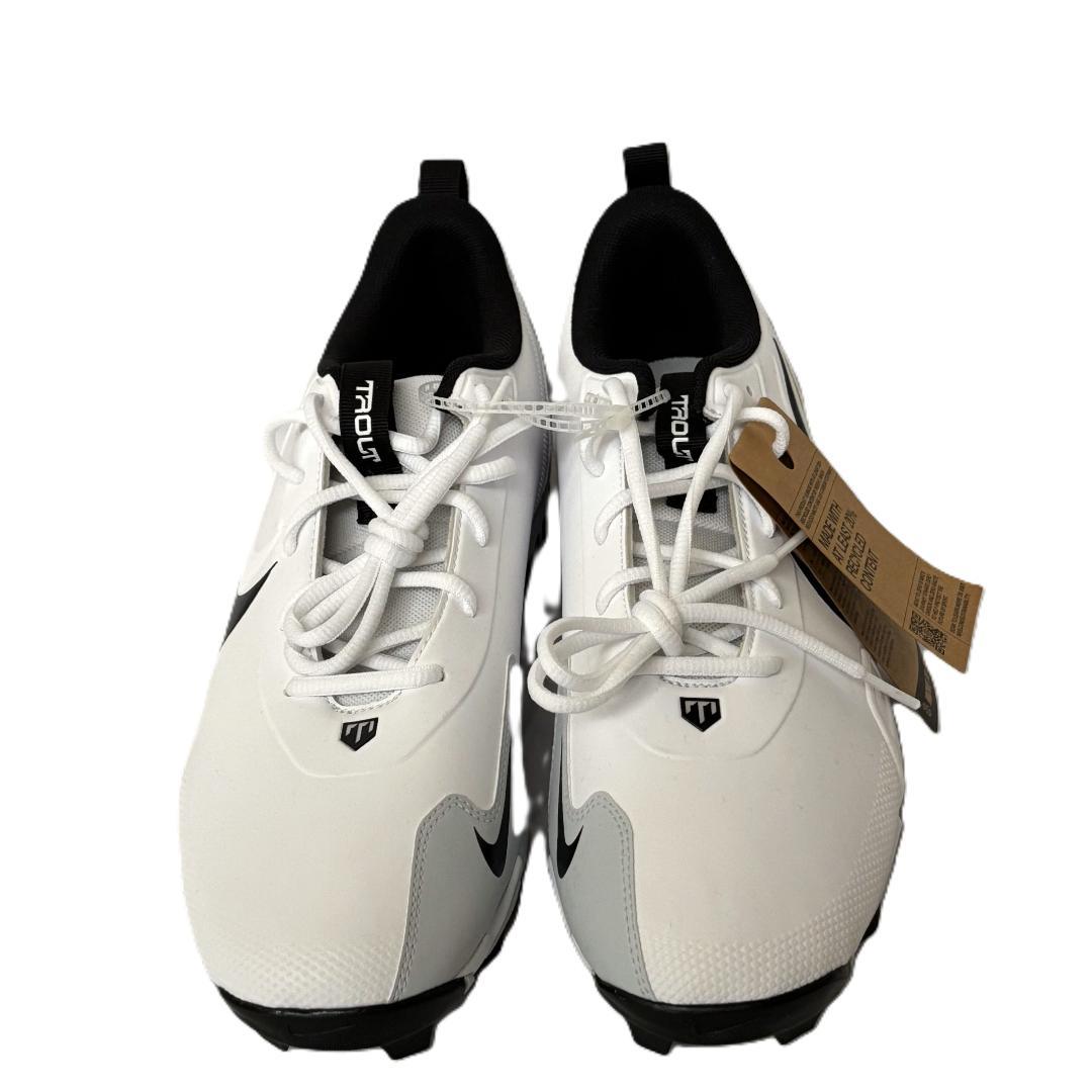 Nike フォース トラウト９キーストーンホワイト スパイク ２９cm