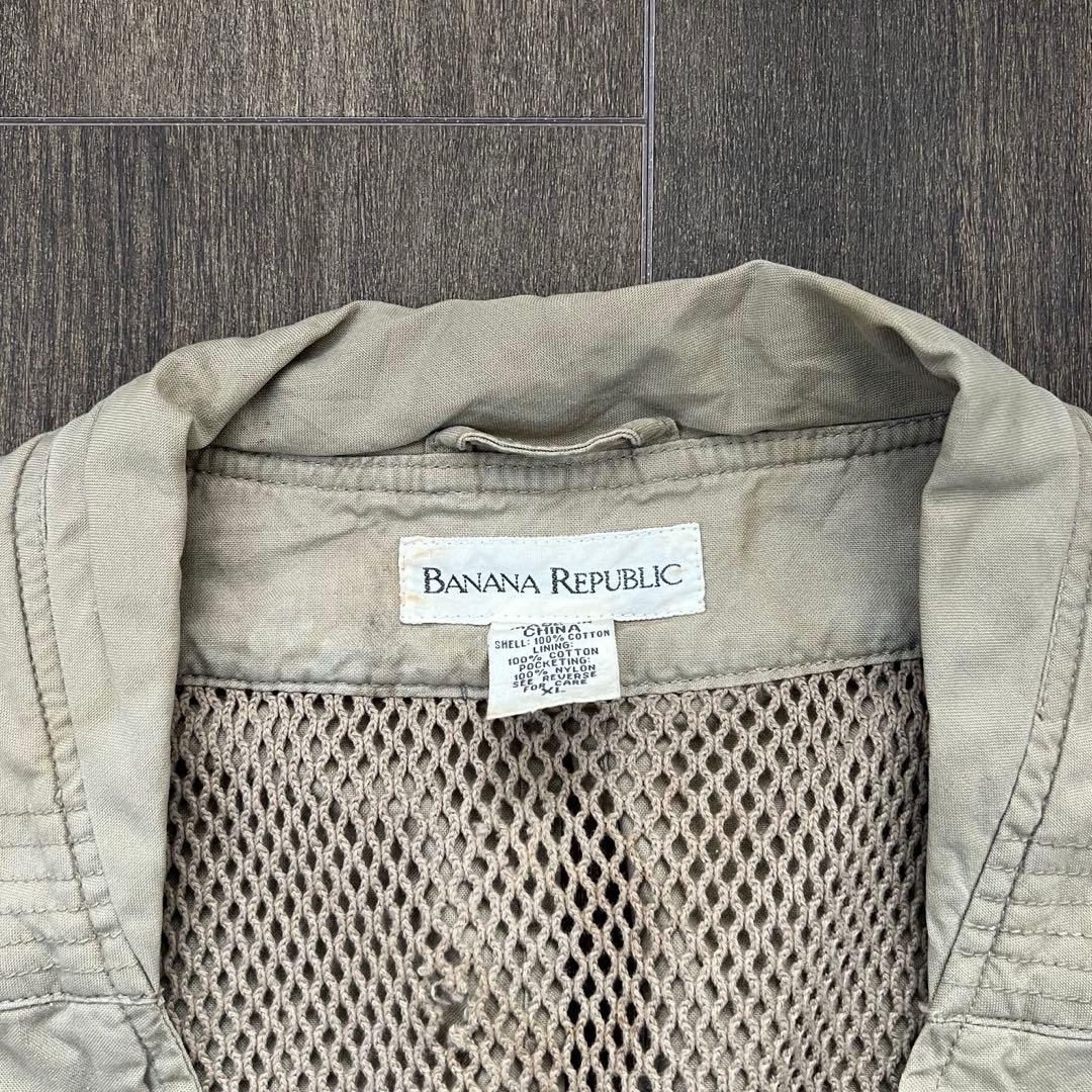 90s Banana Republic フィッシングベスト