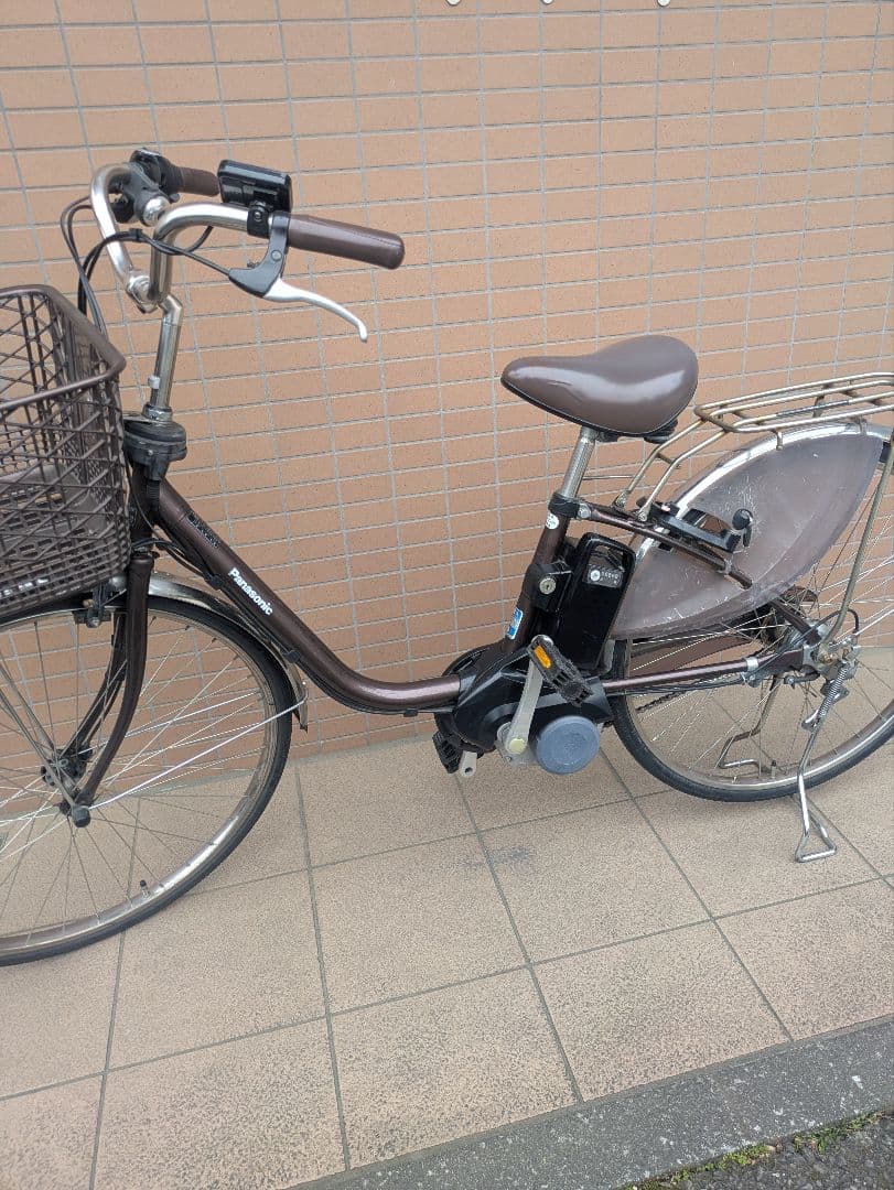 【近隣配送無料！】電動アシスト自転車 チャイルドシート付き ブラウン