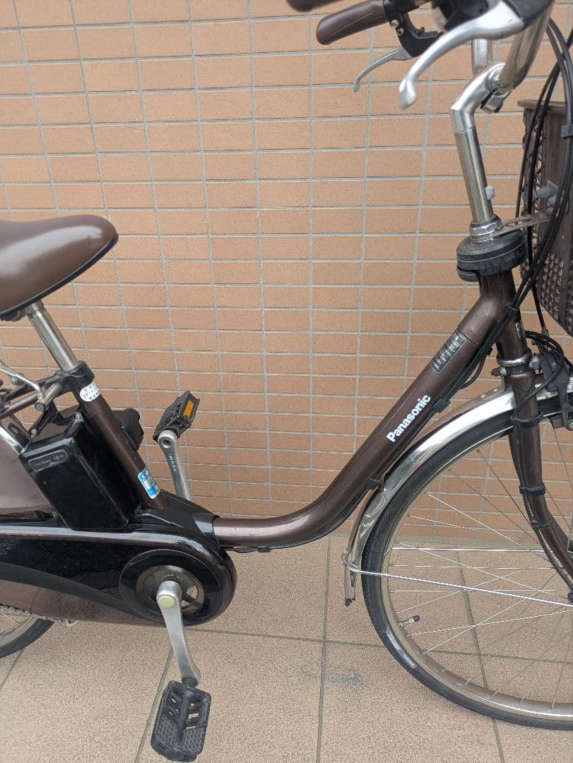 【近隣配送無料！】電動アシスト自転車 チャイルドシート付き ブラウン