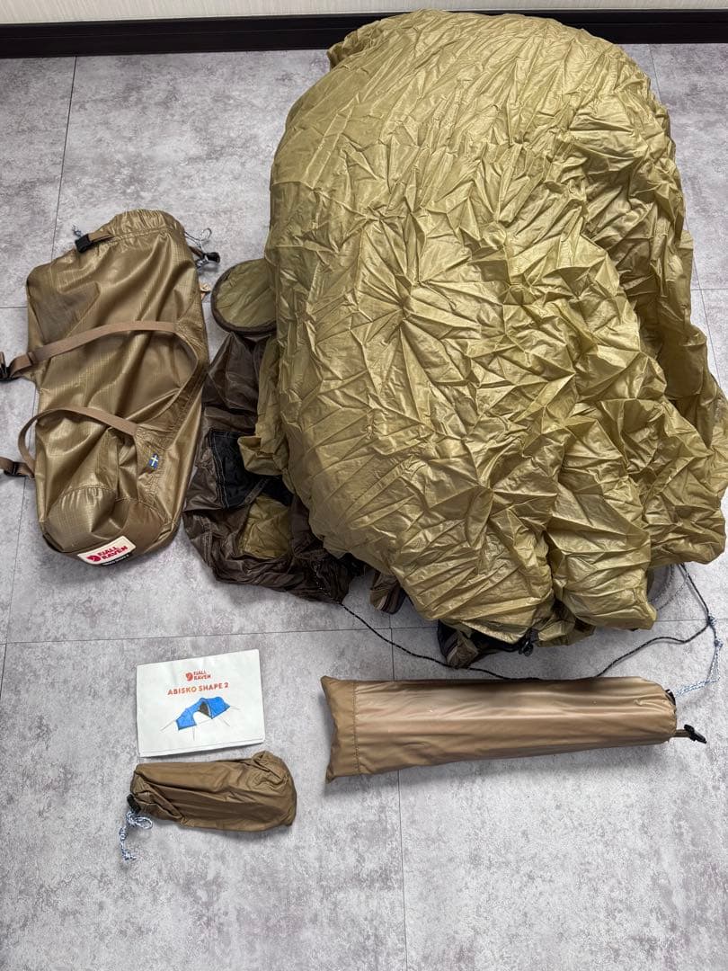 最終値下げ　fjallraven abisko shape2 フェールラーベン