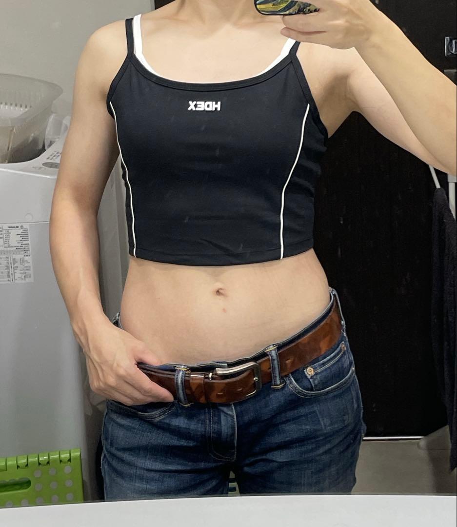 ヨガ・ピラティス HDEX Support Piping Layered Bra Top