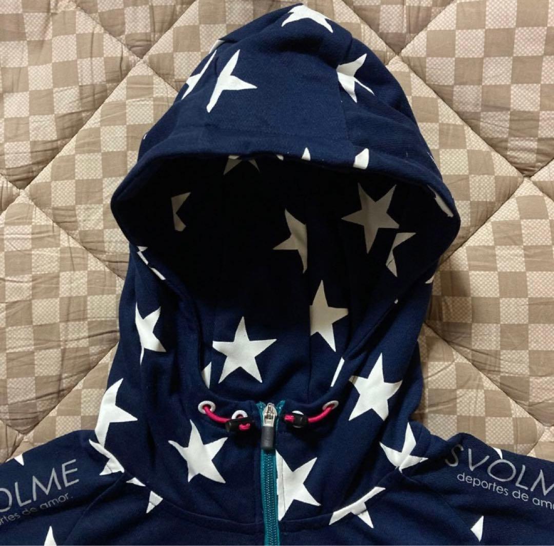 新品未使用　SVOLME パーカー　ジャージ　星柄　スポーツ　スボルメ　S 完売