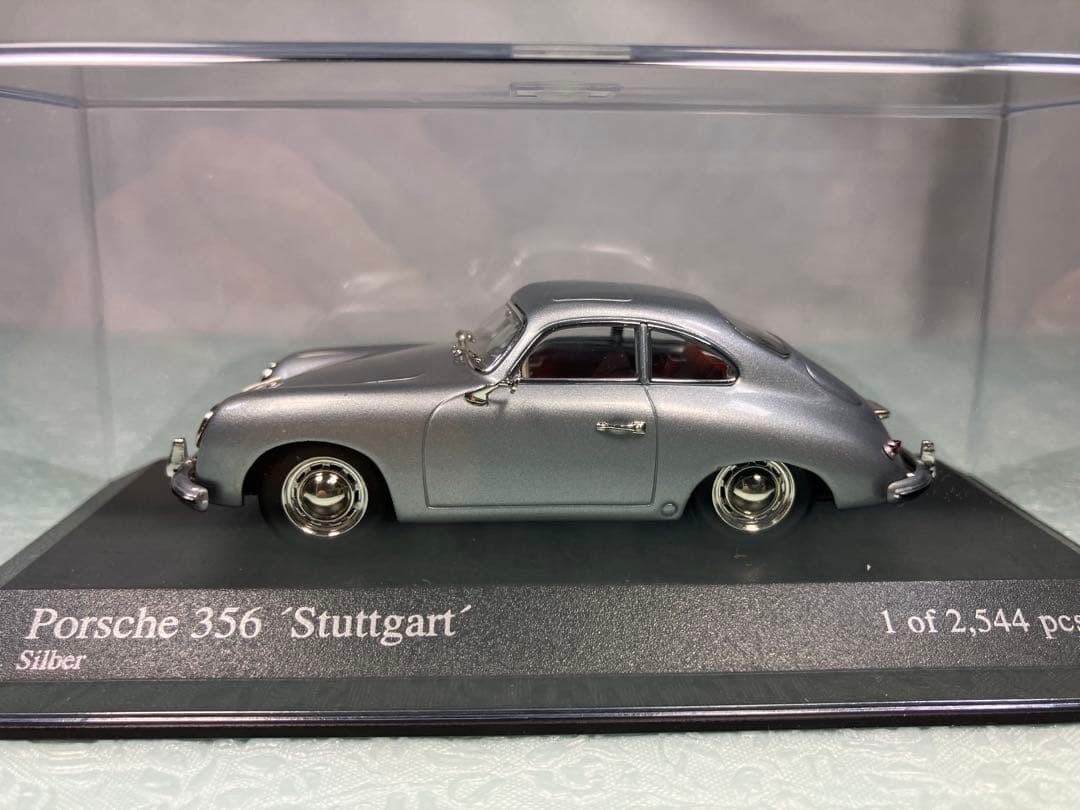 ミニチャンプスPorsche 356 A'Stuttgart' シルバー1954