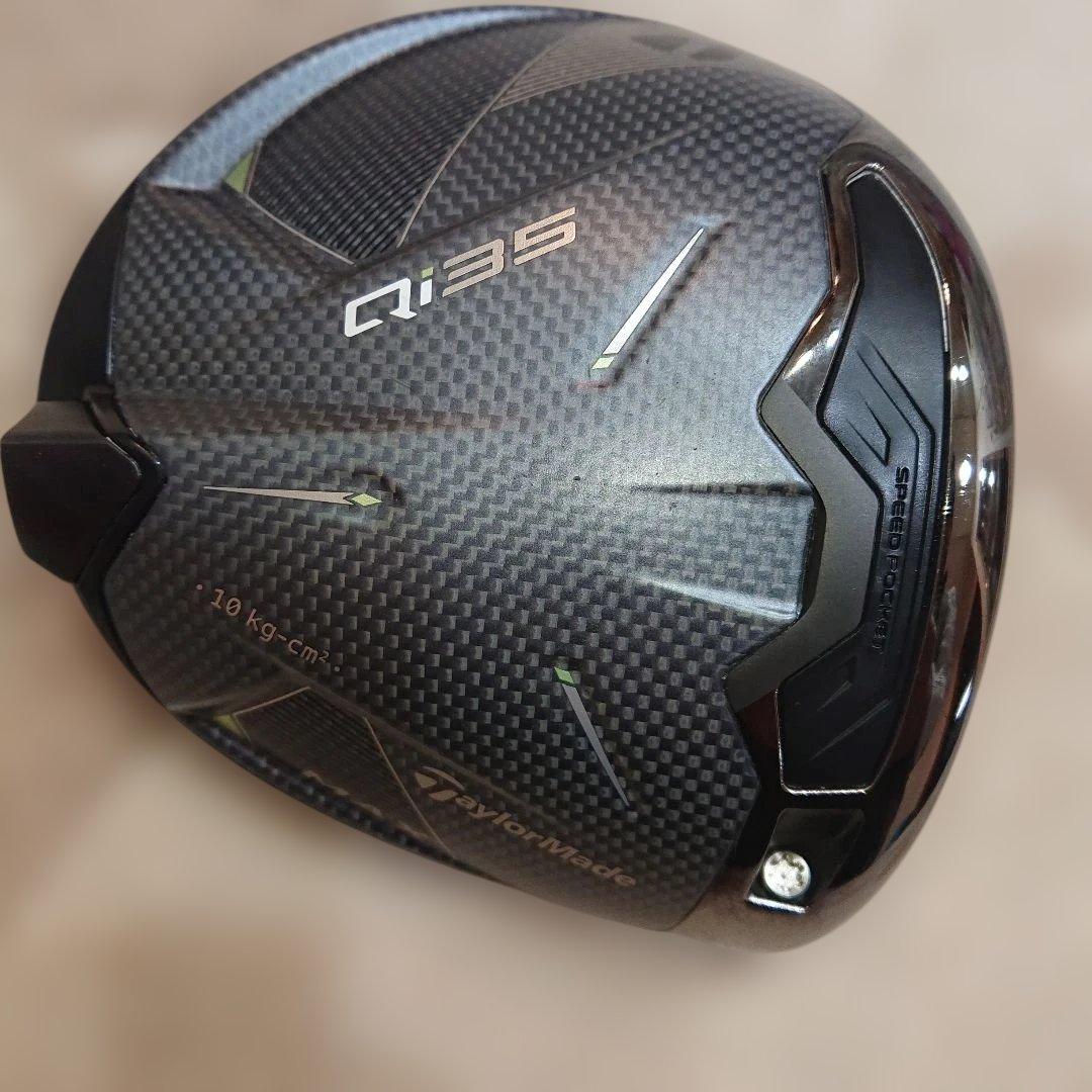 美品TaylorMade:Qi35 MAX ドライバーヘッド 9.0度