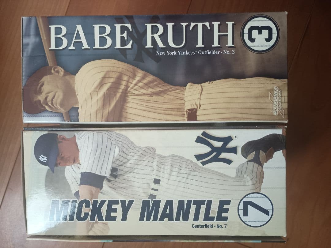ミッキーマントル&ベーブ・ルース フィギュアセット　MLB マクファーレン