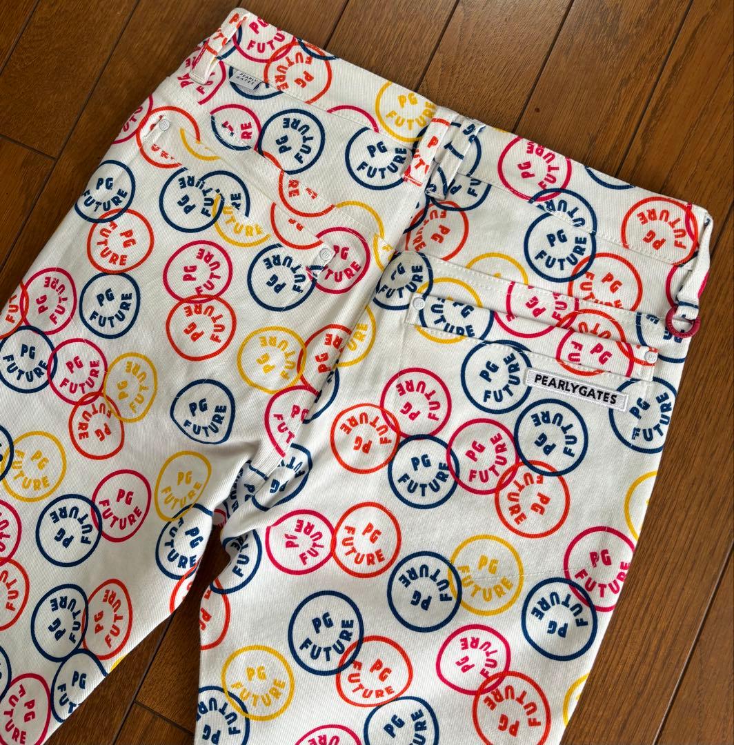 【新品未使用】 PEARLY GATESレディースゴルフストレッチパンツサイズ1
