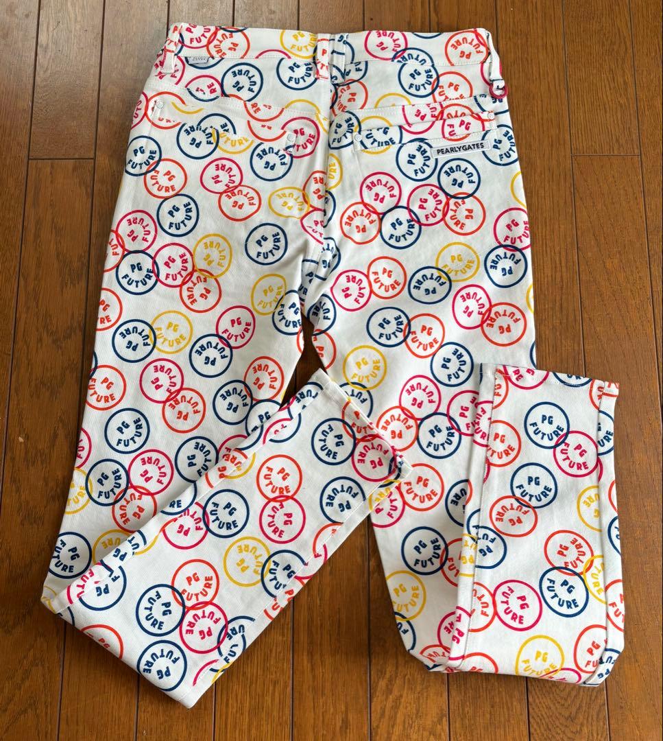 【新品未使用】 PEARLY GATESレディースゴルフストレッチパンツサイズ1