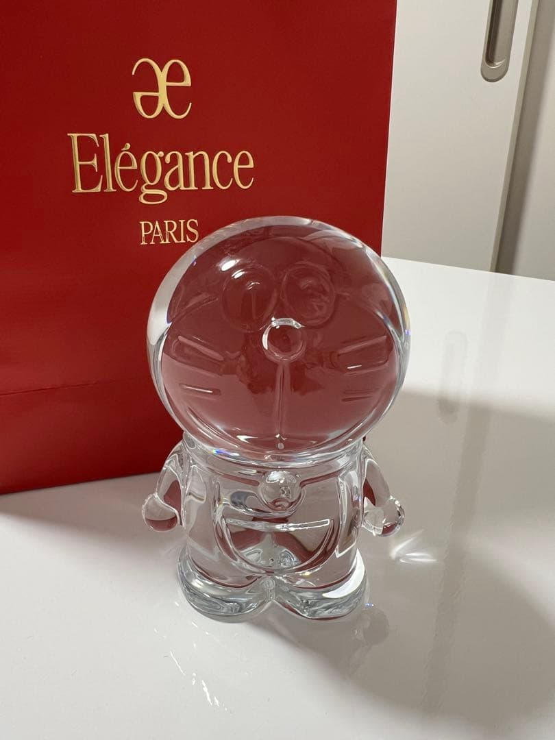 Baccarat クリスタル ドラえもん像