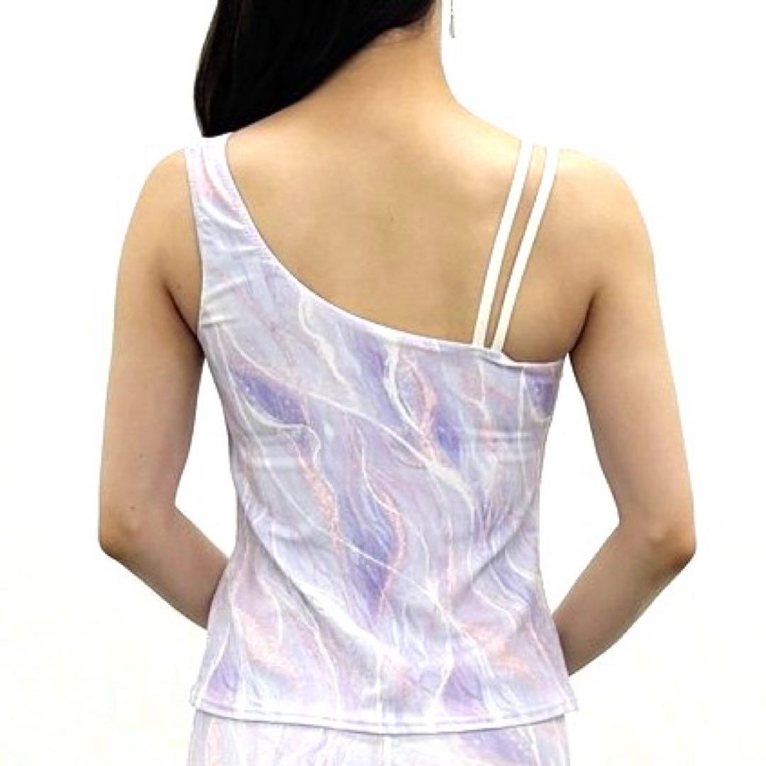 【美品】ALBOVE水陸両用ウェア　スポブラアシンメトリーヨガウェア【Mサイズ】