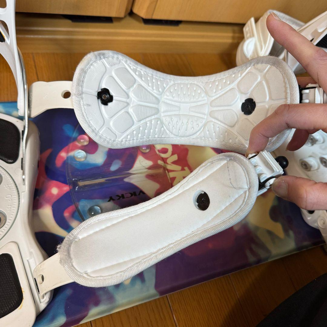 美品 送料込み JOYRIDE ビンディング付き スノボ