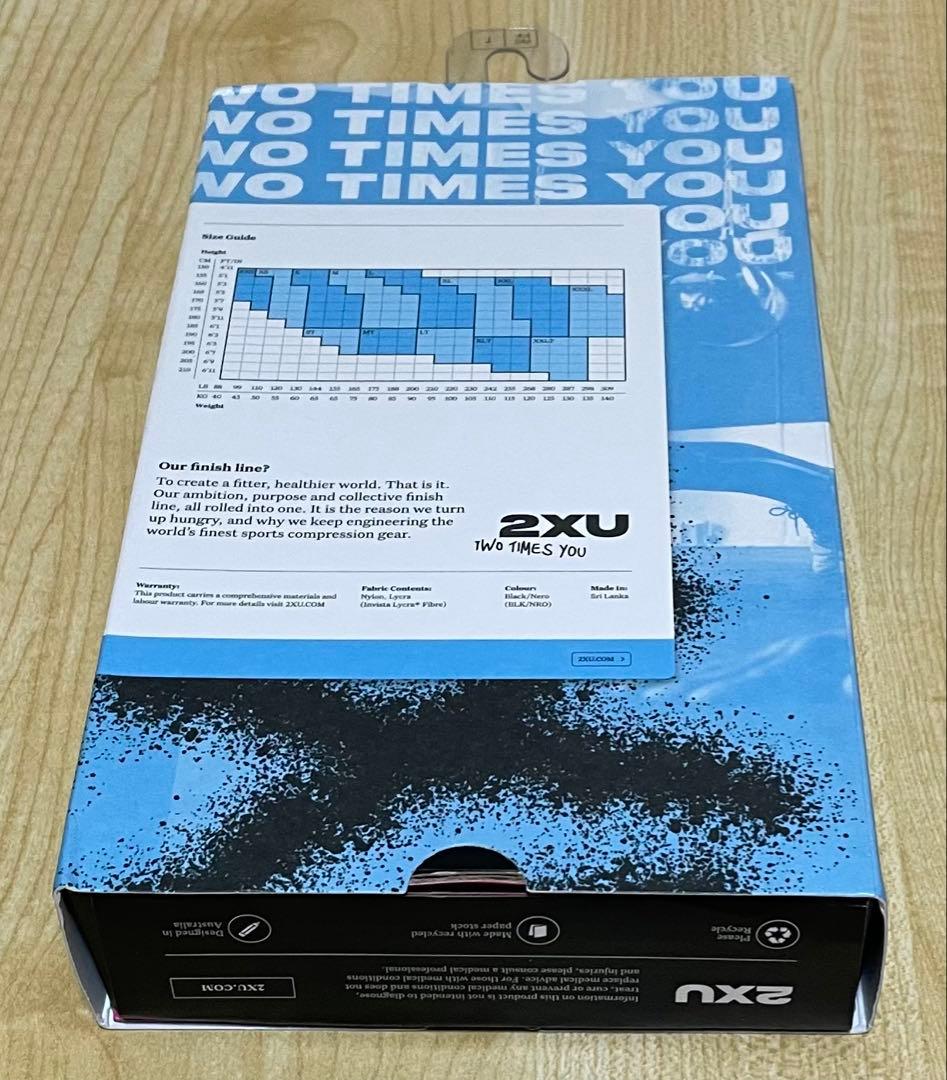 2XU Motion Compression Tights L新品ブラック/ネロ