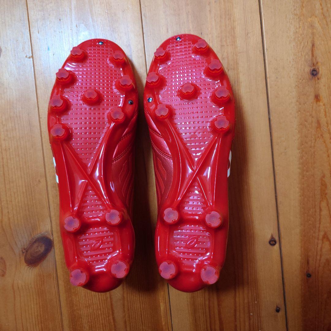 ASICS スパイクシューズ レッド
