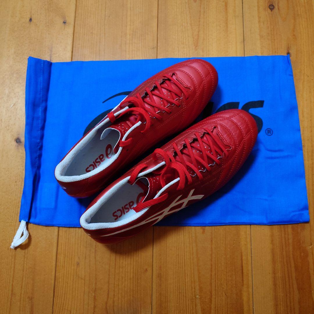 ASICS スパイクシューズ レッド