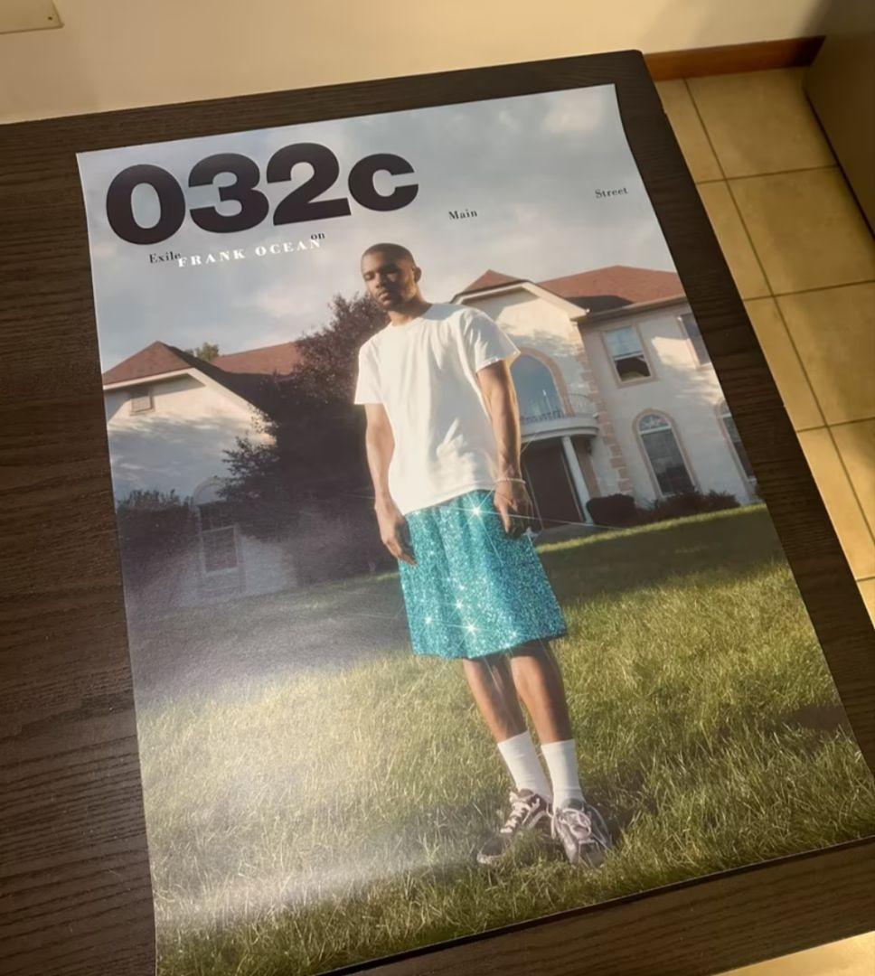 ミュージシャン 032c 2017/2018: FRANK OCEAN POSTER