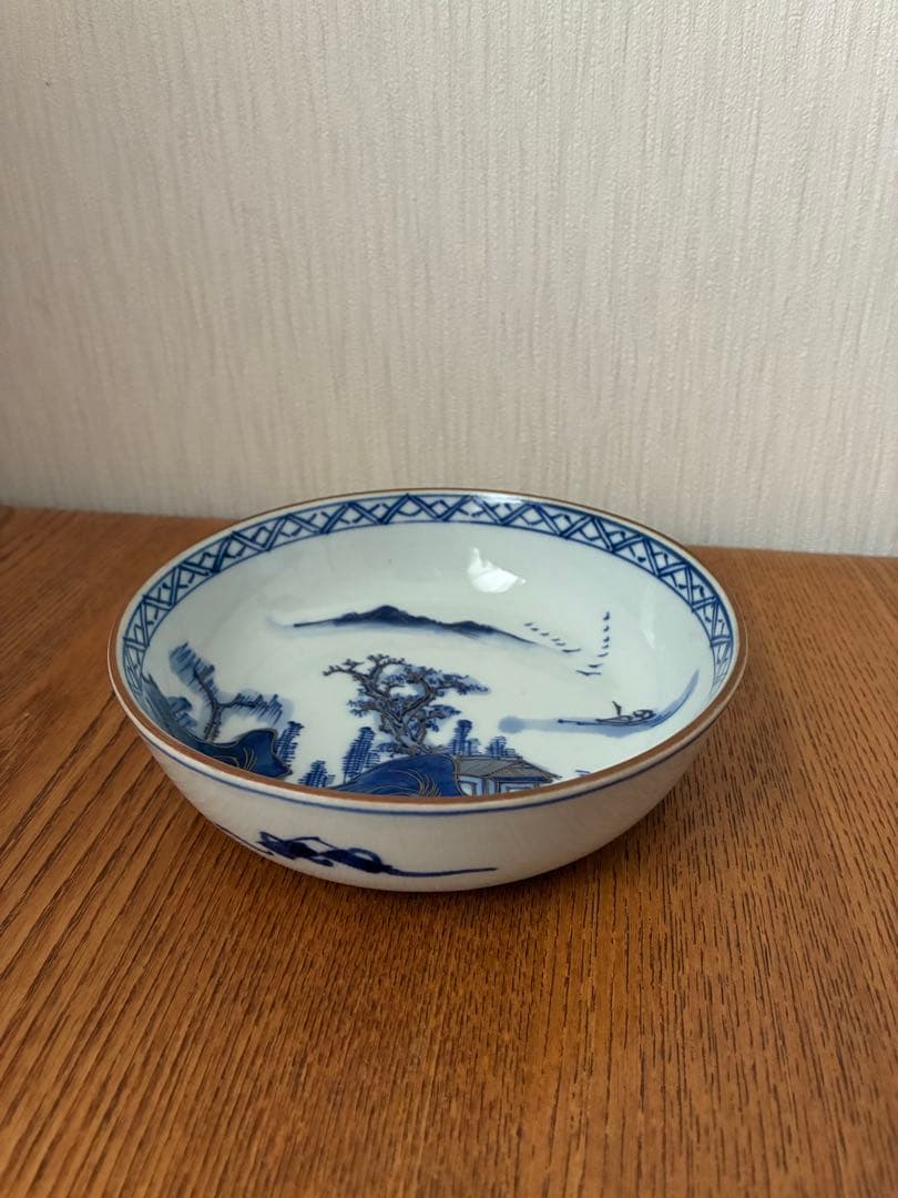10枚セット【100年前の九谷焼】なます皿 アンティーク 膾皿 15cm