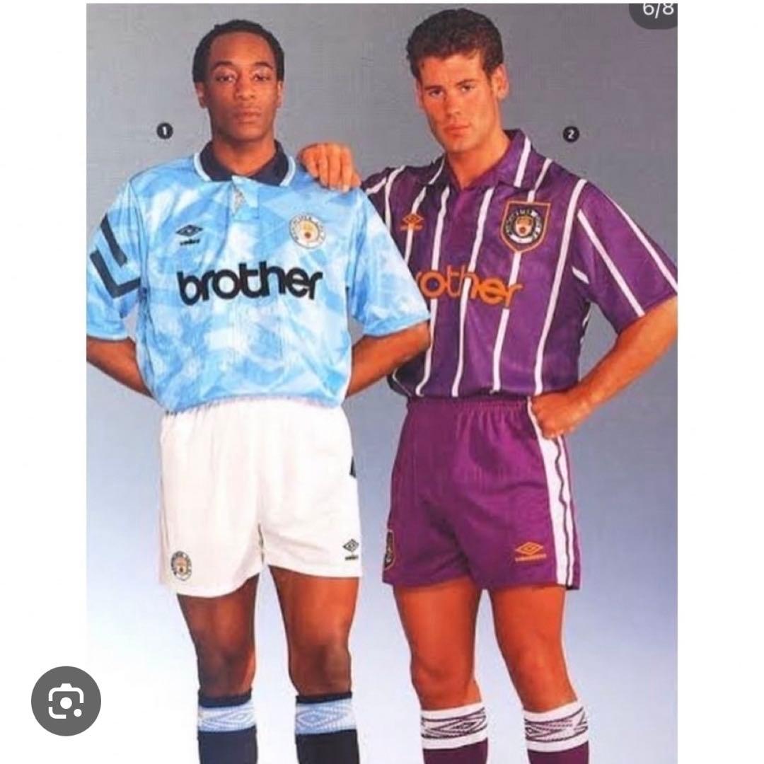 oasis マンチェスターシティ ユニフォーム 92/94 away 90s
