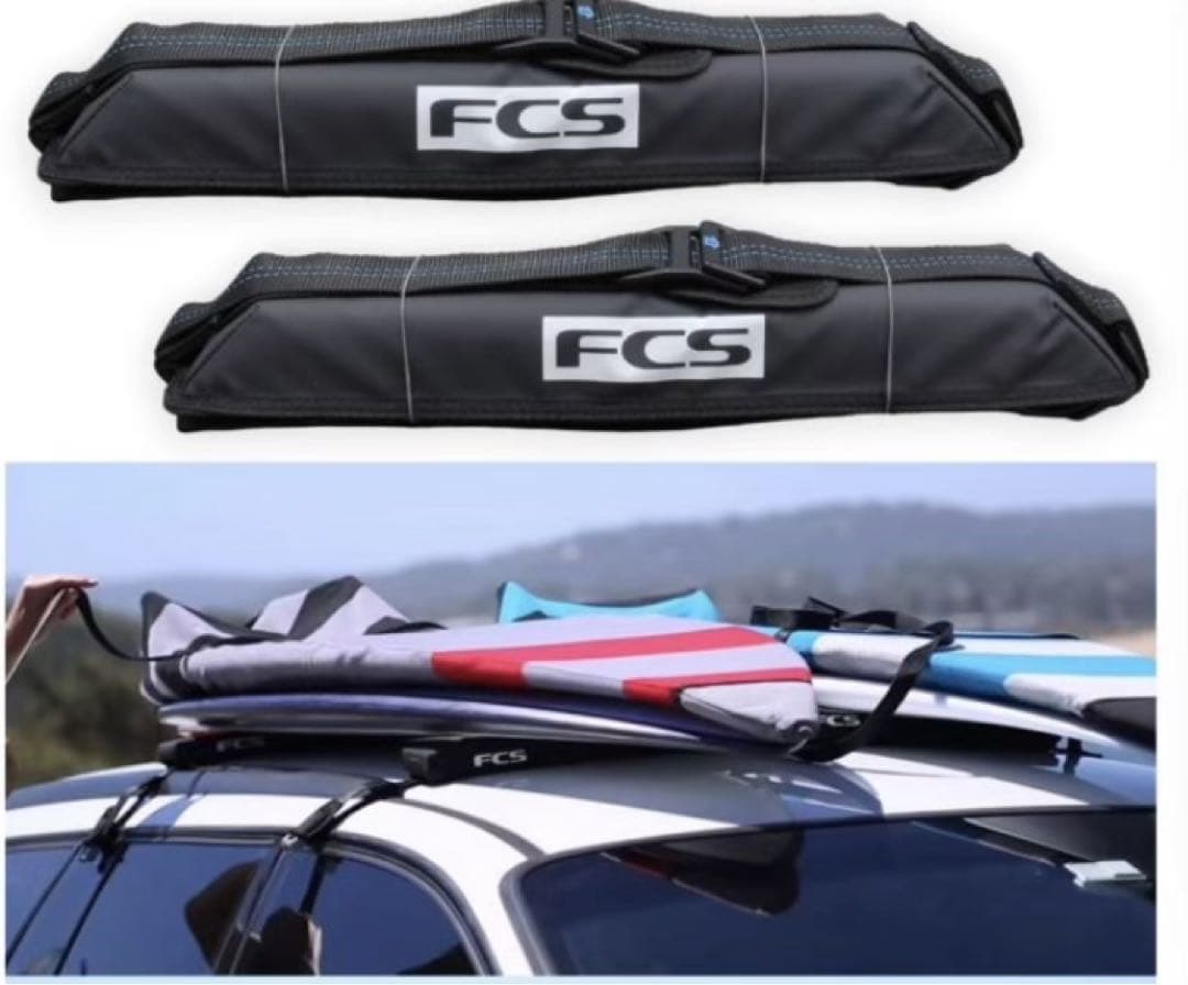 FCS カムロック ソフトラックスW サーフボードキャリア