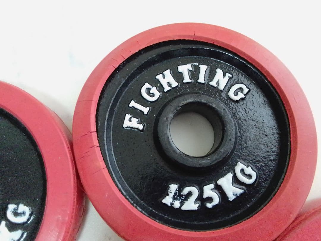 ファイティングロード ラバー付 ダンベル 合計約20kg 28mm 1.25 ③