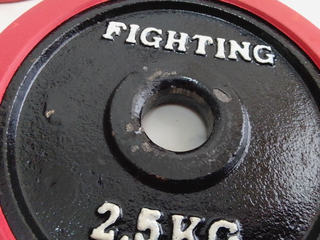 ファイティングロード ラバー付 ダンベル 合計約20kg 28mm 1.25 ③