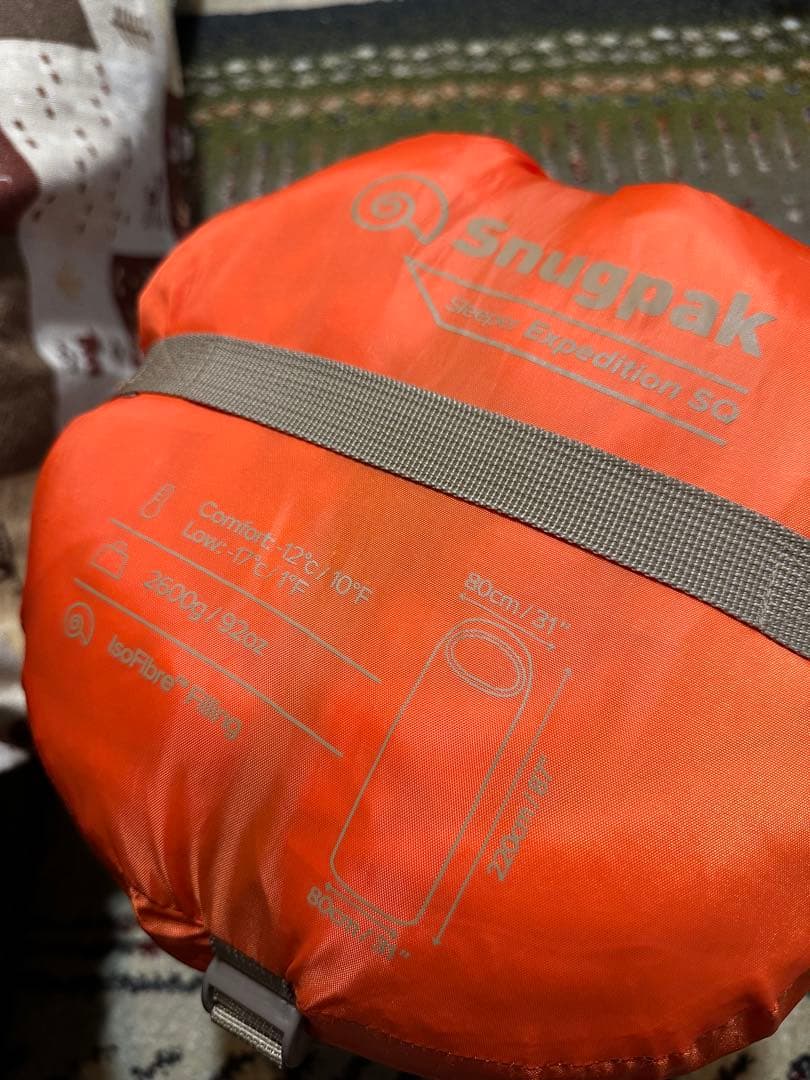 寝袋 -12℃ Snugpak(スナグパック) スリーパー　エクスペディション