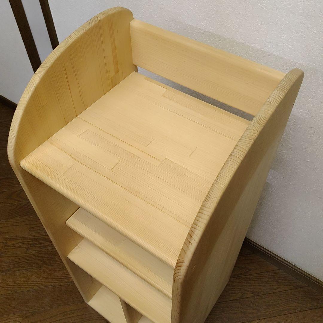木遊舎 ひのき学び楽（まなびラック）大　完成品でお届け 収納棚　送料無料